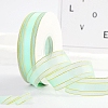 Polyester Organza Ribbons with Gold Edge PW-WG44996-07-1