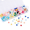 252Pcs 14 Colors Opaque Acrylic Beads SACR-TA0001-49-3