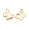 201 Stainless Steel Charms STAS-K217-65G-2