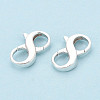 925 Sterling Silver Double Opening Lobster Claw Clasps STER-T008-73S-03-2