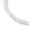Natural Moonstone Beaded Bracelets BJEW-JB10215-01-3