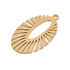 201 Stainless Steel Pendants STAS-Z109-11G-1-2