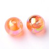 Eco-Friendly Transparent Acrylic Beads PL732-16-2