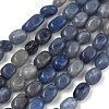 Natural Blue Aventurine Beads Strands GG-C286-A32-2