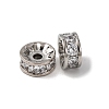 Brass Micro Pave Cubic Zirconia Beads KK-A270-02A-P-2