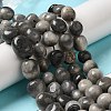 Natural Zebra Jasper Beads Strands G-A247-02-5