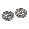 Tibetan Style Filigree Joiners Links LS-TIBE-A11623-B-LF-2
