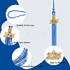 Polyester Graduation Tassel Pendant Decorations AJEW-WH20020-078B-6