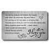 Rectangle 201 Stainless Steel Custom Blank Thermal Transfer Wallet Card DIY-WH0252-019-1