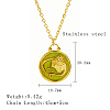 304 Stainless Steel Enamel Constellation Pendant Necklaces LS-DJ0261-8-1-1