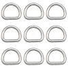 304 Stainless Steel D Rings STAS-CP0001-05A-6