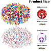 800Pcs 2 Styles Cross Theme Acrylic Beads MACR-PA0001-45E-2