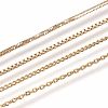 Long-Lasting Plated Brass Chain Necklaces NJEW-MSMC002-14G-NF-1