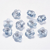 Faceted Glass Rhinestone Charms RGLA-F055-14x14-001BS-1