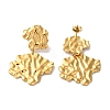 Ion Plating(IP) 304 Stainless Steel Stud Earrings for Women EJEW-L287-025G-2