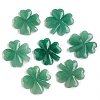 Natural Green Aventurine Carved Healing Clover Figurines PW-WG72625-01-1