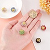   60Pcs 6 Color Handmade Polymer Clay Rhinestone Beads PORC-PH0001-38-5