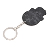 Plastic Pendant Keychain SKUL-PW0002-060E-2