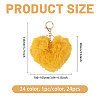 24Pcs Cloth Plush Keychains KEYC-WH0038-68-2