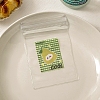 Clear Rectangle Plastic Jewelry Printed Zip Lock Bags PW-WGFFEB5-04-1