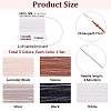 10Pcs 5 Colors Pure Silk Cord OCOR-BBC0001-02-2