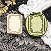 Rectangle Flower Frame Brass Stamp Heads LS-AJEW-M037-04G-06-1