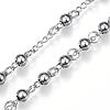 Non-Tarnish 304 Stainless Steel Rosary Bead Necklaces NJEW-D285-42P-3