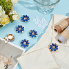 Alloy Cufflinks & Plastic Buttons HJEW-NB00245-4
