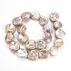 Natural Keshi Pearl Beads Strands PEAR-S018-06B-3