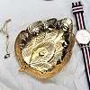 Golden Plated Ceramic Jewelry Plate PW-WG55473-14-1