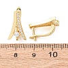 Brass Earring Findings KK-D108-01G-2