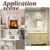 Rubber Wood Carved Onlay Applique DIY-WH0622-407A-5