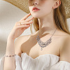 2 Strands Transparent Electroplate Glass Beads Strand GLAA-TA0002-62-8