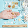 DIY Shell & Alloy Dangle Earring Making Kits DIY-SC0026-53-3