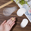 240Pcs 6 Styles Transparent Plastic Film for Badge DIY-CP0013-94-3