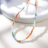 Bohemian Style Natural Gemstone Beaded Necklace for Women TF6950-2