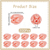 200Pcs Dyed Synthetic Coral Beads CORA-SP0001-22B-2
