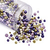 Cheriswelry 12 Strands 12 Styles Baking Painted Pearlized Glass Pearl Round Bead Strands HY-CW0001-03B-14