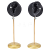 2Pcs 2 Styles Resin Ear Shaped Earring Display Riser Stands ODIS-OC0001-84A-1