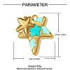304 Stainless Steel Enamel Pendants STAS-OY010-55G-2
