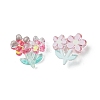 Translucent Resin Cabochons RESI-E039-27-2