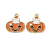 Halloween Alloy Enamel Pendants LS-STAS-I354-01G-B01-1