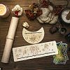 2Pcs 2 Style Natural Wood Card Stand for Tarot DJEW-GF0001-23-7