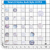 230Pcs 23 Styles 2-Hole Shell Flat Round Buttons BUTT-PH0001-37-2