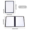 A4 Plastic Menu Book Protector AJEW-WH0237-10-2