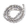 Electroplate Opaque Glass Beads Strands GLAA-N022-4mm-21-3