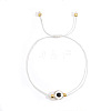 Bohemian Style Resin Evil Eye Bead Braided Bracelets BR6167-3-1