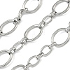 304 Stainless Steel Oval Link Chains CHS-P024-02P-1