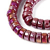 AB Color Plated Opaque Glass Beads Strands GLAA-T026-3x6mm-P14-3