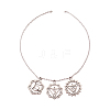 100Pcs 10 Styles Tibetan Style Alloy Pendants TIBEP-CJ0001-50-8